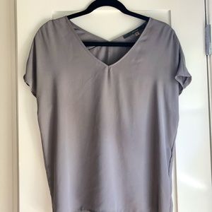 Fun2fun Grey/Taupe Short-Sleeved Top, Small
